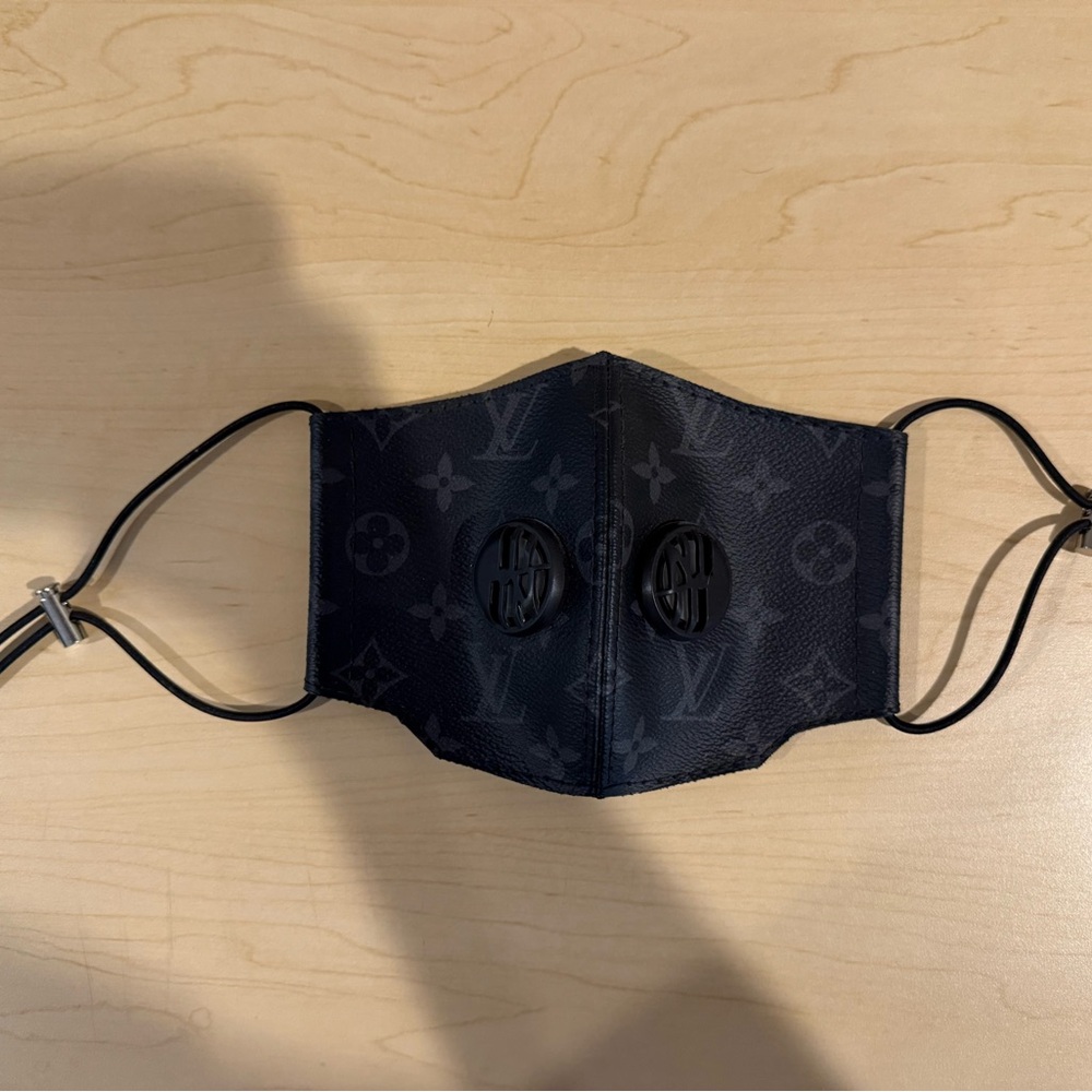Louis Vuitton Monogram Black Face Mask